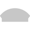 Ekena Millwork Segment Arch 4 Spoke Architectural Grade PVC Combination Pediment, 26"W x 13-3/8"H x 2-3/4"P PEDPC026X135SEG04 - alternate 4